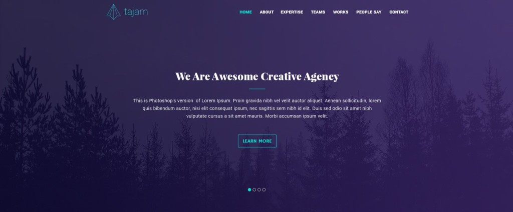 Tajam-free-web-template