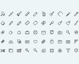art-outline-icons