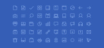 blue-outline-icons