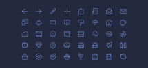 dark-blue-outline-icons