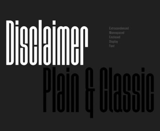 disclaimer-free-font