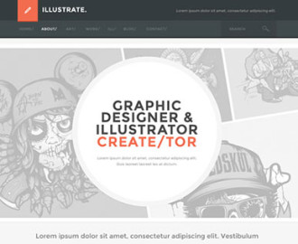 flat-design-psd-website-template