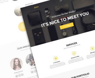 golden-one-page-psd-theme