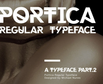 portica-regular-free-font