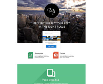 single-page-website-template