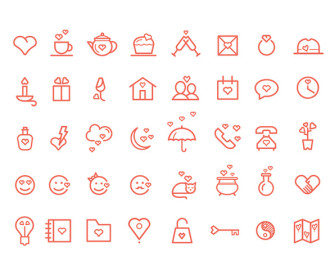 st-valentine-icons