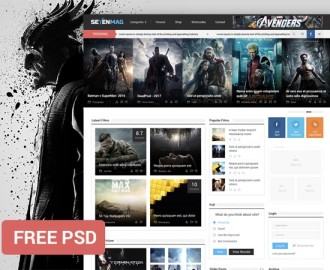 Sevenmag-free-Website-Template