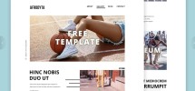 Afrodyta-free-PSD-web-template