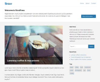 Bravo-free-WP-theme