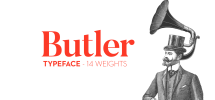 Butler-free-typeface