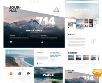 Wild-Free-Sketch-Website-Template