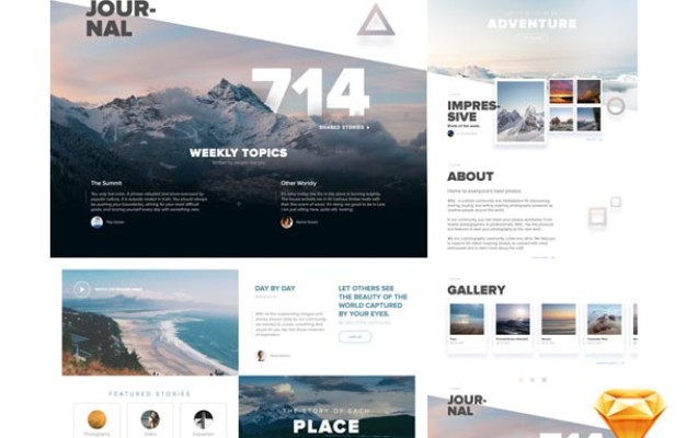 Wild-Free-Sketch-Website-Template
