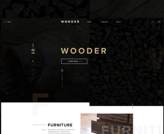 Wooder-free-PSD-web-template