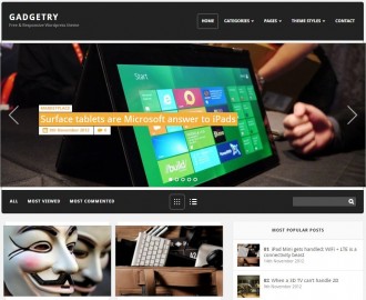Gadgetry-free-WP-theme