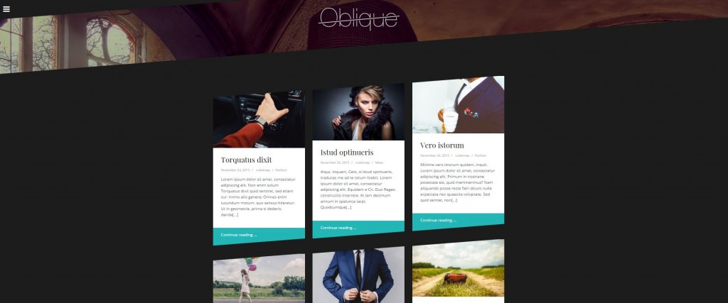 Oblique-WP-free-theme