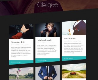 Oblique-WP-free-theme