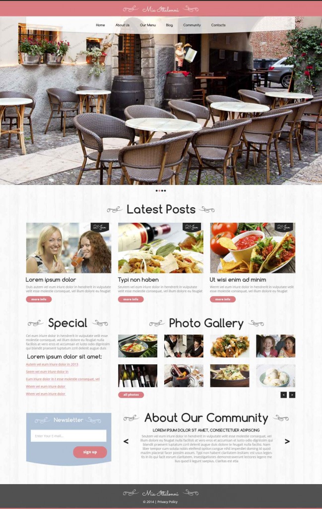 Restaurant-free-WP-theme