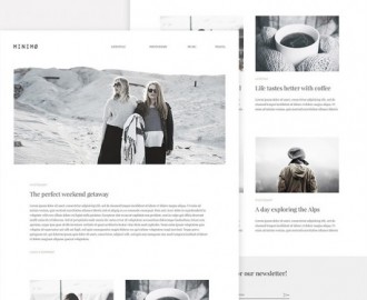 minimo-psd-blog-template-free